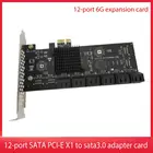 Плата расширения для жестких дисков SATA PCI-E X16-SATA 3,0, 12161,5 ГГц