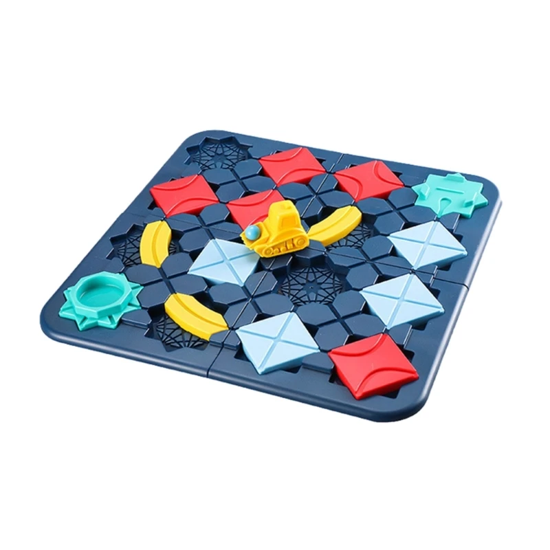 

N80C Toddler Early Educational Road Building Toy Children Plastic Road Maze Parent-kid Toy Logical Coordination Training Toy