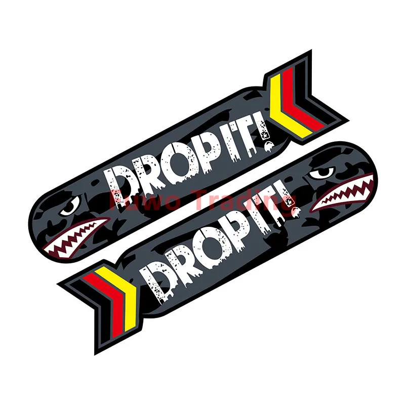 

Fuwo Trading Fashion Car Stickers Boutique Personality Motorcycle Helmet Decal DROPIT Cartoon Reflective Car Sticker PVC