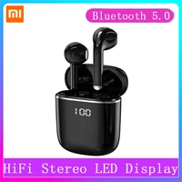 2022 xiaomi bluetooth 5 0 led charging box wireless headphone tws earphones stereo sports waterproof earbuds headsets with mic