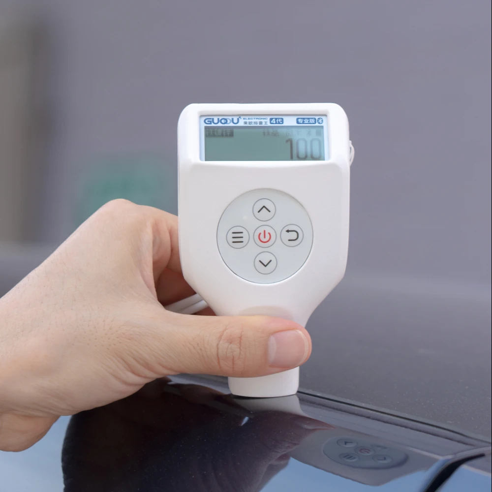 

Yun YiDigital Thickness Gauge with Probe detector Automotive Coating Refinishing car Paint tester Meter