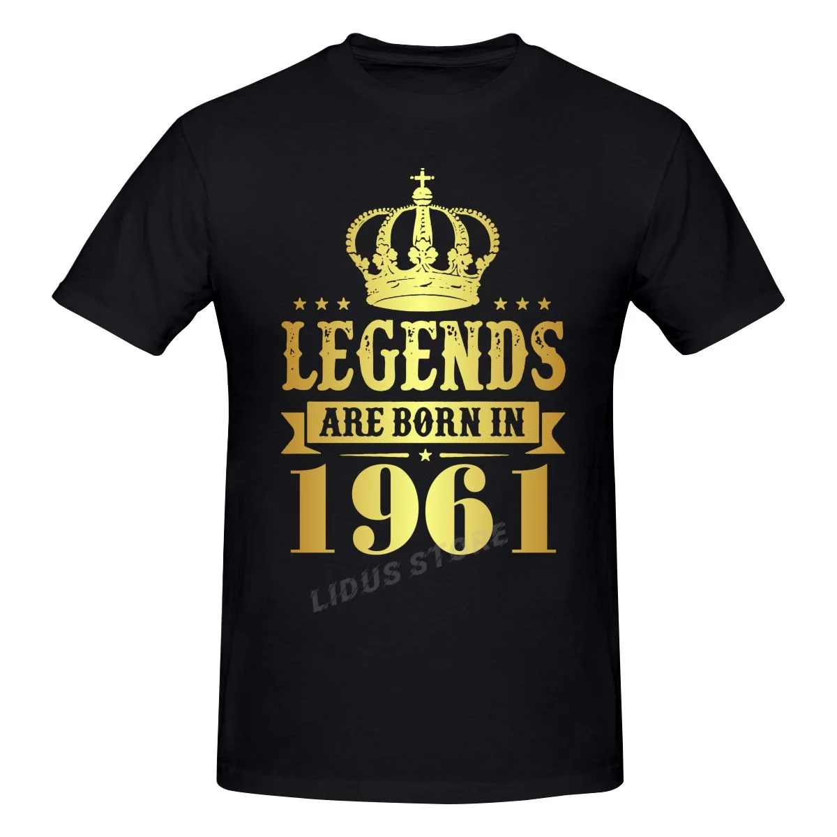 

Legends Are Born In 1961 61 Years For 61th Birthday Gift T-shirt Harajuku Streetwear 100% Cotton Graphics Tshirt Brands Tee Top