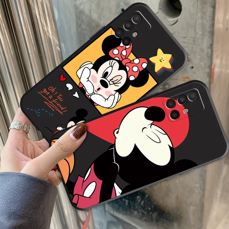 

Disney Mickey Minnie Phone Cases For Samsung A51 5G A31 A72 A21S A52 A71 A42 5G A20 A21 A22 4G A22 5G A20 A32 5G A11 Unisex