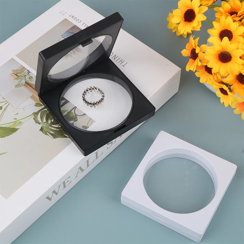

3D Floating Picture Frame Shadow Box Jewelry Display Stand Ring Pendant Holder Protect Jewellery Stone Presentation Case