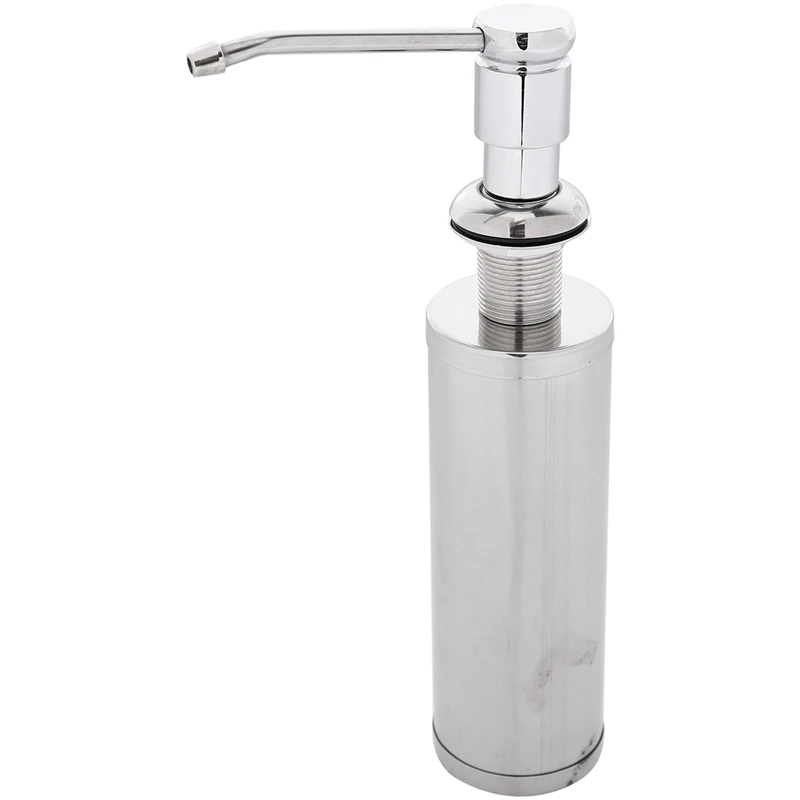 

Hot Sale Kitchen Sink Soap Dispenser, Built In Hand Soap Dispenser Pump In SUS304 Stainless Steel Chrome Finish With High-Capaci