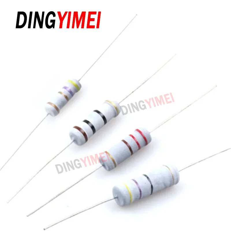 50 шт. металлоксидный пленочный резистор 2 Вт 5% 430K 470K 510K 560K 620K 680K 750K 820K 910K R E Ohm