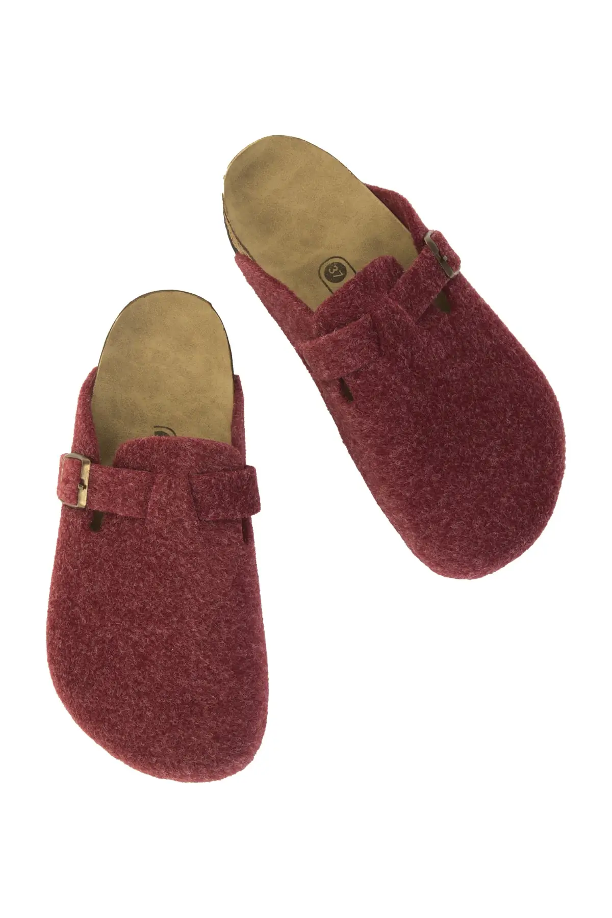 

Women Sandals crystal maroon felt-type Summer Indoor Outdoor Flip Flops Beach Shoe Female Slippers Platform Casual