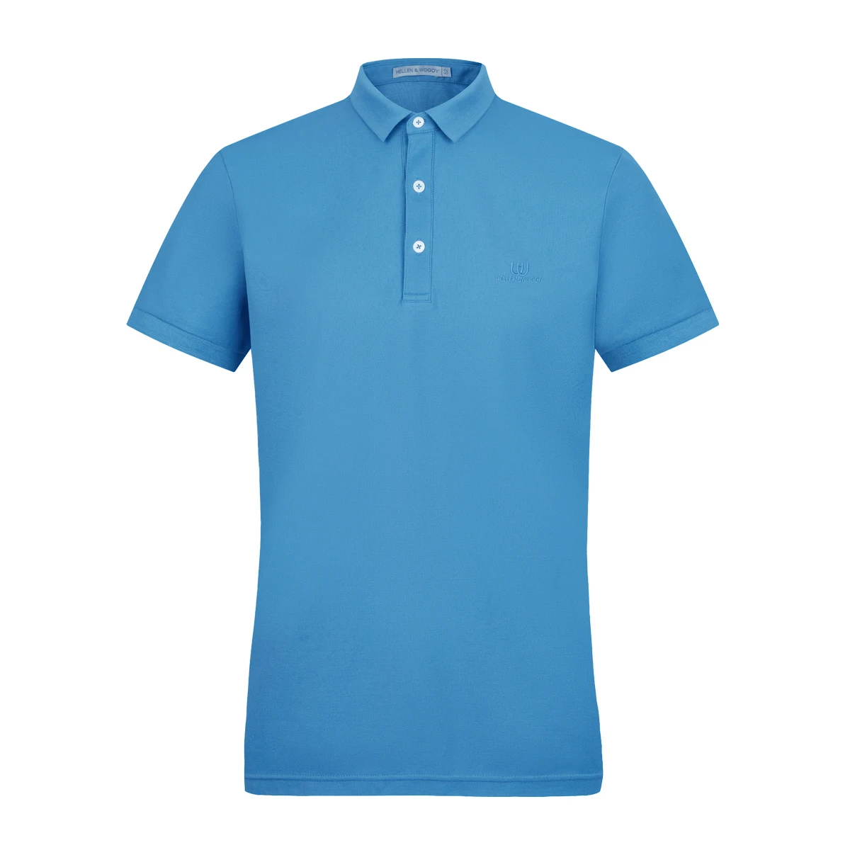 HELLEN&WOODY 2022 Summer Men Golf Polo Solid Embroidery Print Formal T-Shirt Short Sleeve Top Tee Cotton Fashion Slim Fit Sports