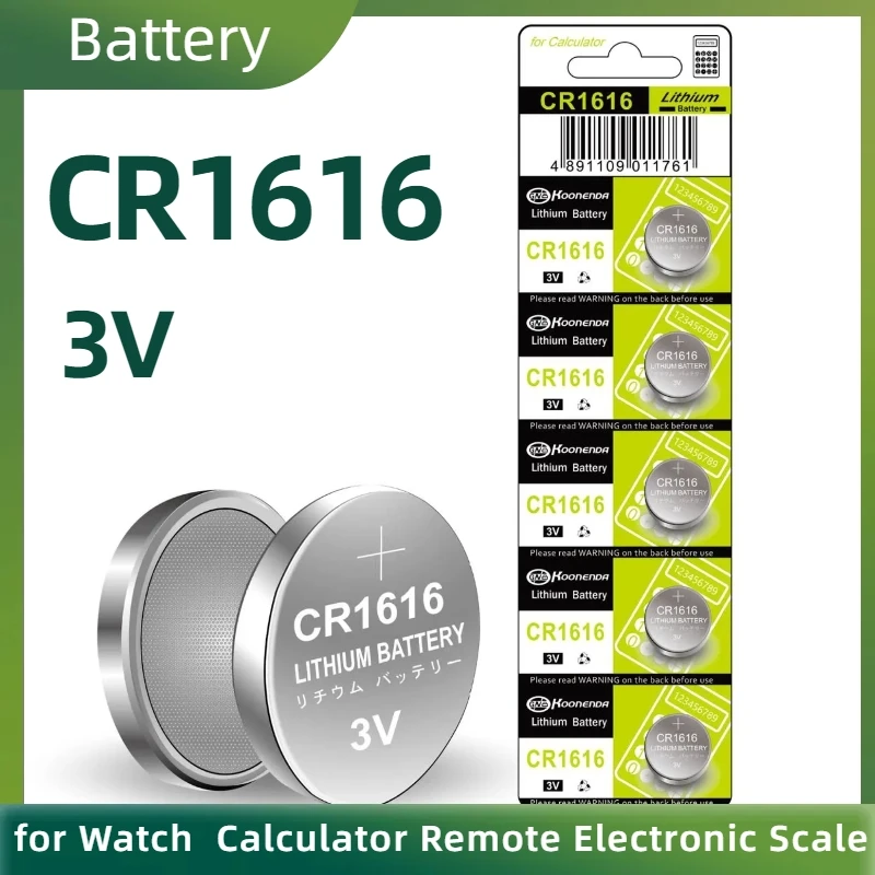 Литиевые аккумуляторы CR1616 3 в, 145 мАч, cr1616 DL1616 BR1616 5021LC