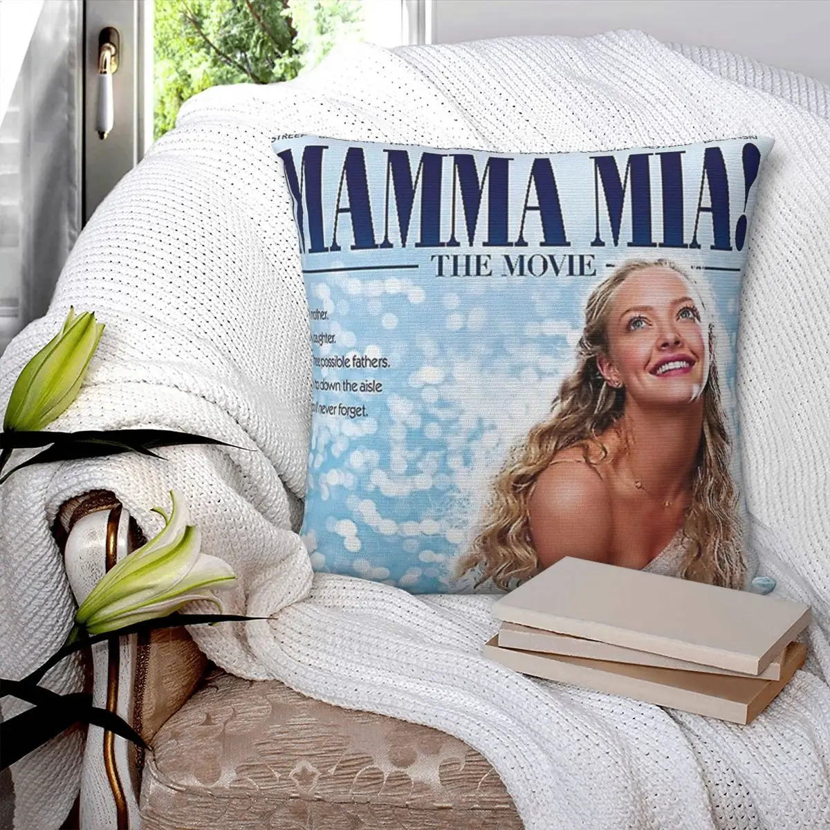 Наволочка для подушки с мотивом фильма мама Mia чехол наволочка наволочки