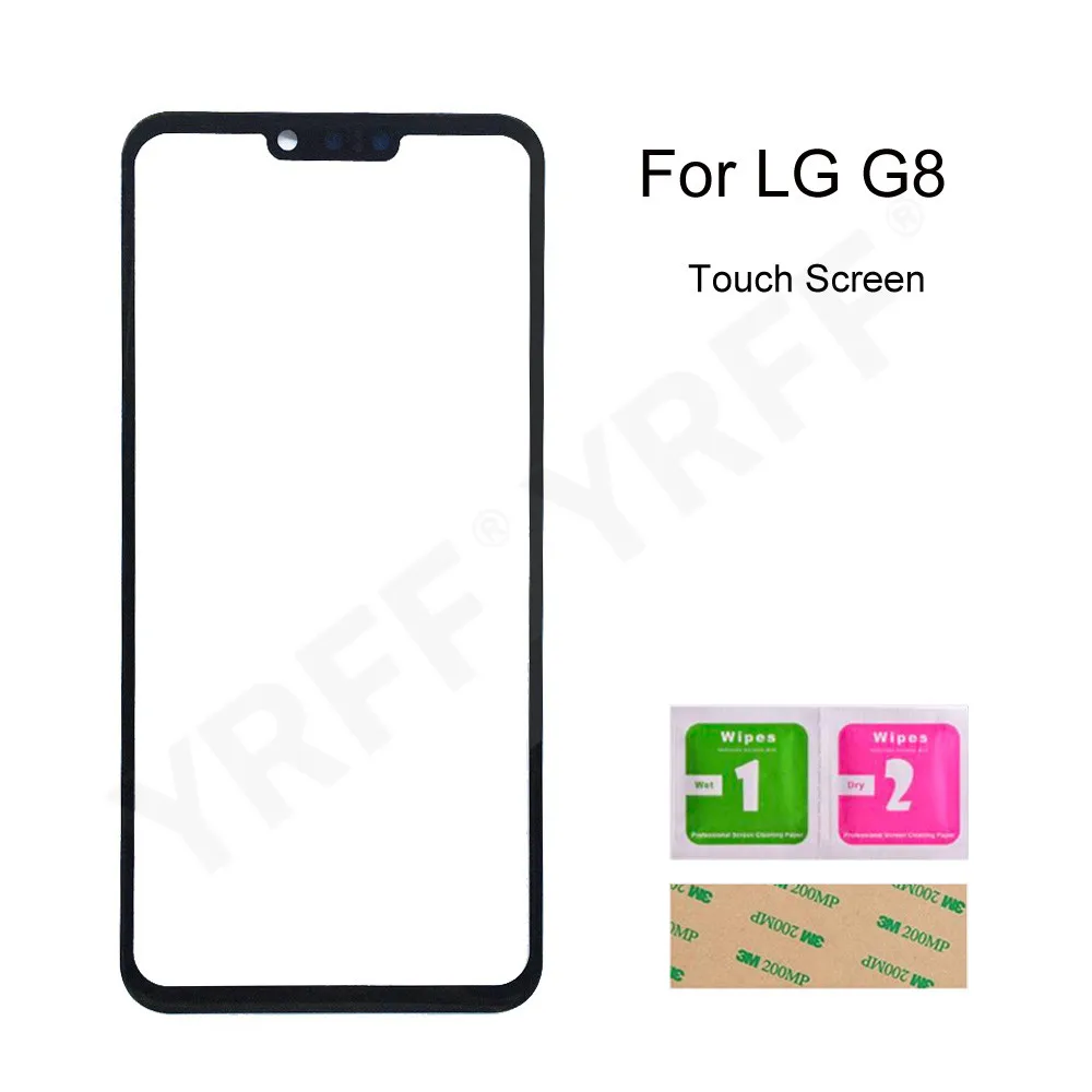 

6.1'' Inch Outer Glass Screen Panel For LG G8 (No LCD Touch Screen) Front Glass Panel Assembly Parts