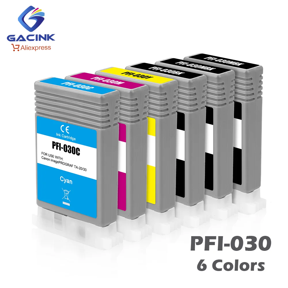 

PFI-030 PFI030 PFI 030 Compatible Ink Cartridge TA20 30 Full With Pigment Ink For Canon Imageprograf TA20 30