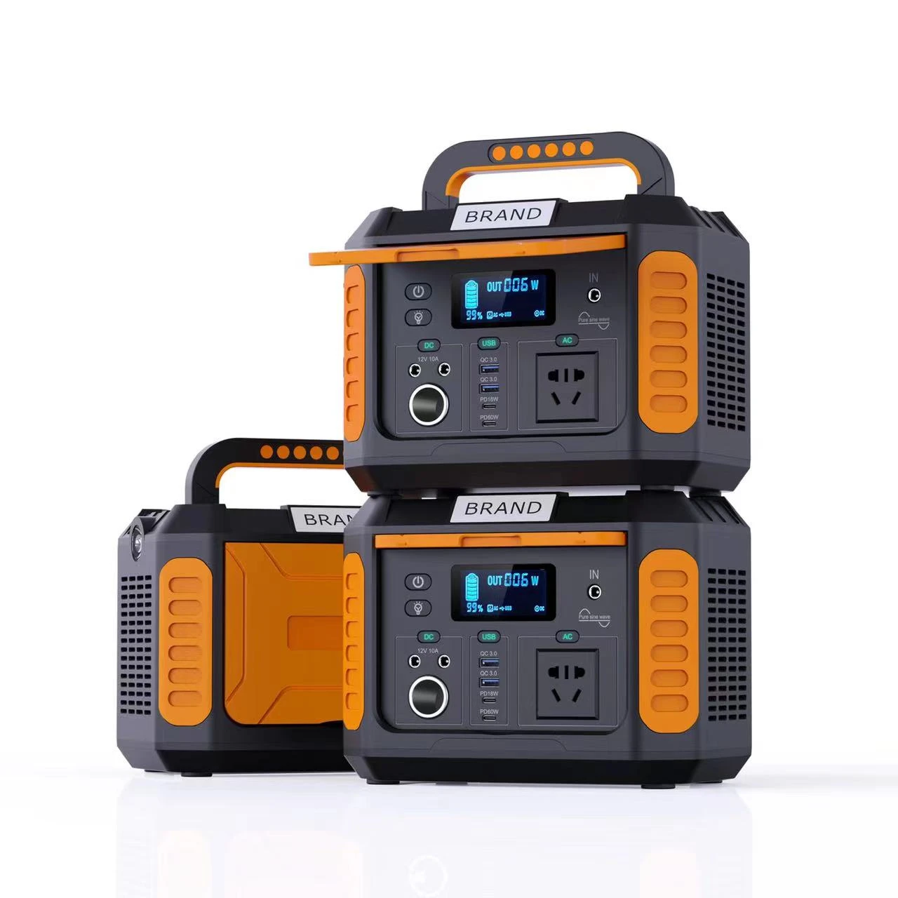 

Power Station 134400mAh 500W Max 1000W Battery Bank Portable Power Supply For Outdoor Camping Fishing Home Backup