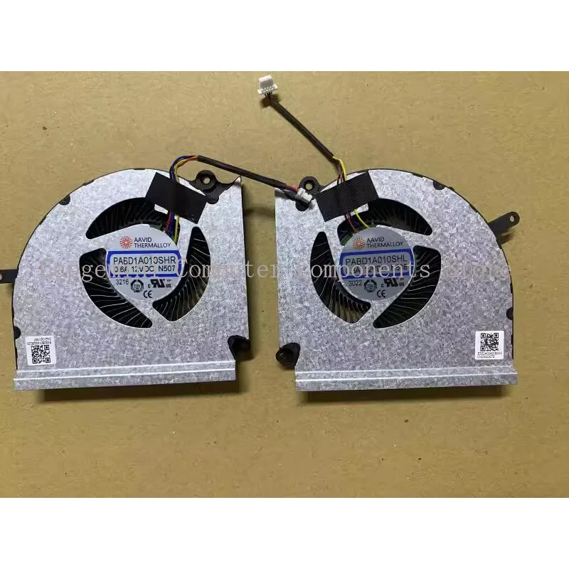 Новый вентилятор для процессора и графического MSI MS-17S1 17S2 GE78HX GP78HX DC12V PABD1A010SHR N507 N508