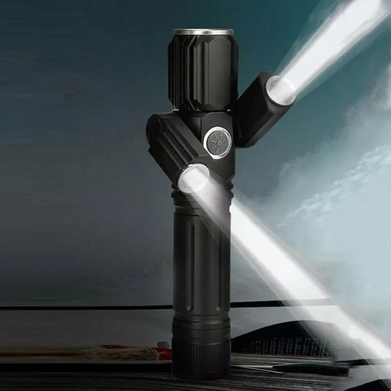 

Multifunction Flashlight Powerful Waterproof Bicycle Light Front Rechargeable USB Rainproof Bike Light Strong Mountain Bike Ligh