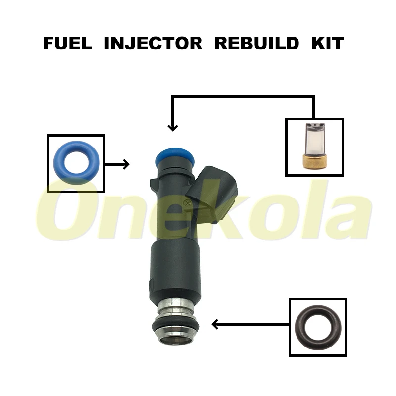 

Fuel Injector Seal O-Ring Kit Seals Filters for Chevy Cobalt 05-10 Pontiac G5 Pursuit 07-10 FJ722 12582219