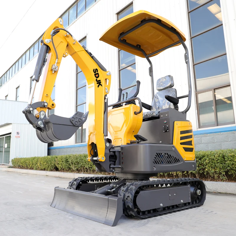 Бесплатная доставка Мини-экскаватор 1 тонна CE EPA Двигатель Kubota Новый гусеничный