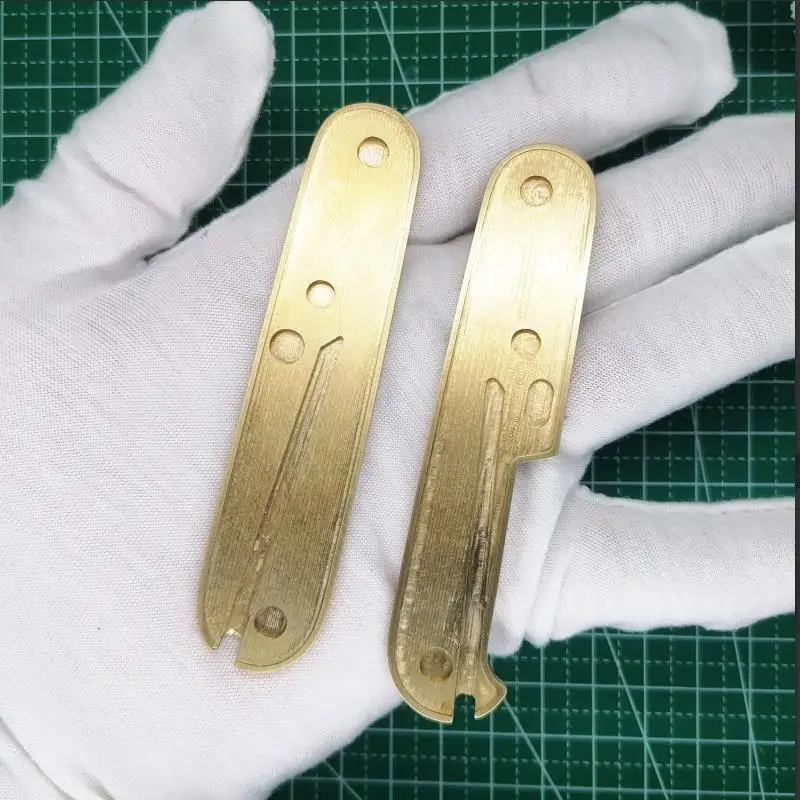 1 пара ручные весы из чистой латуни на заказ для швейцарского армейского ножа