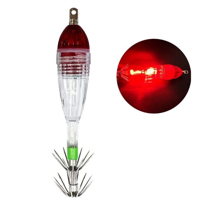 Y1UB Световые приманки для рыбалки на креветок Светодиодные светящиеся Приманки