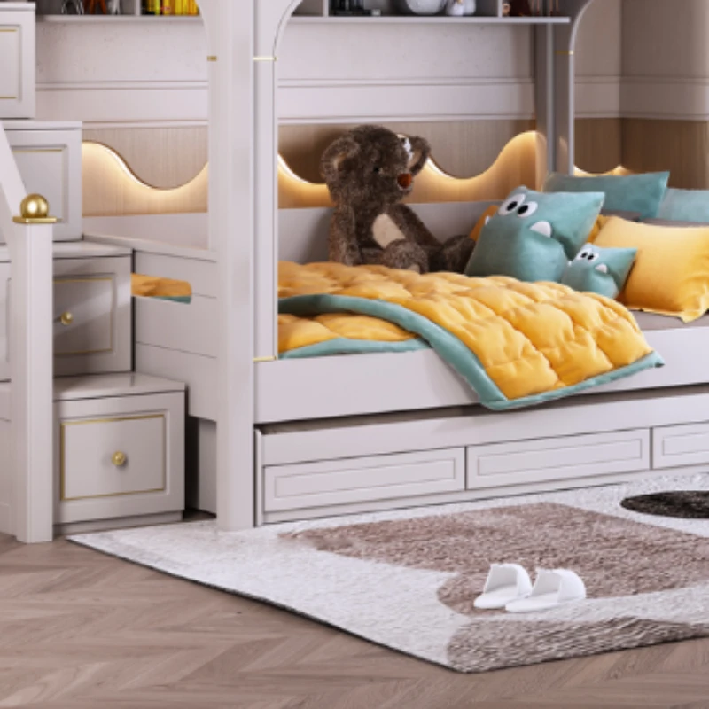 Рисунок 3 - Детские креативные красивые кровати с белым замком