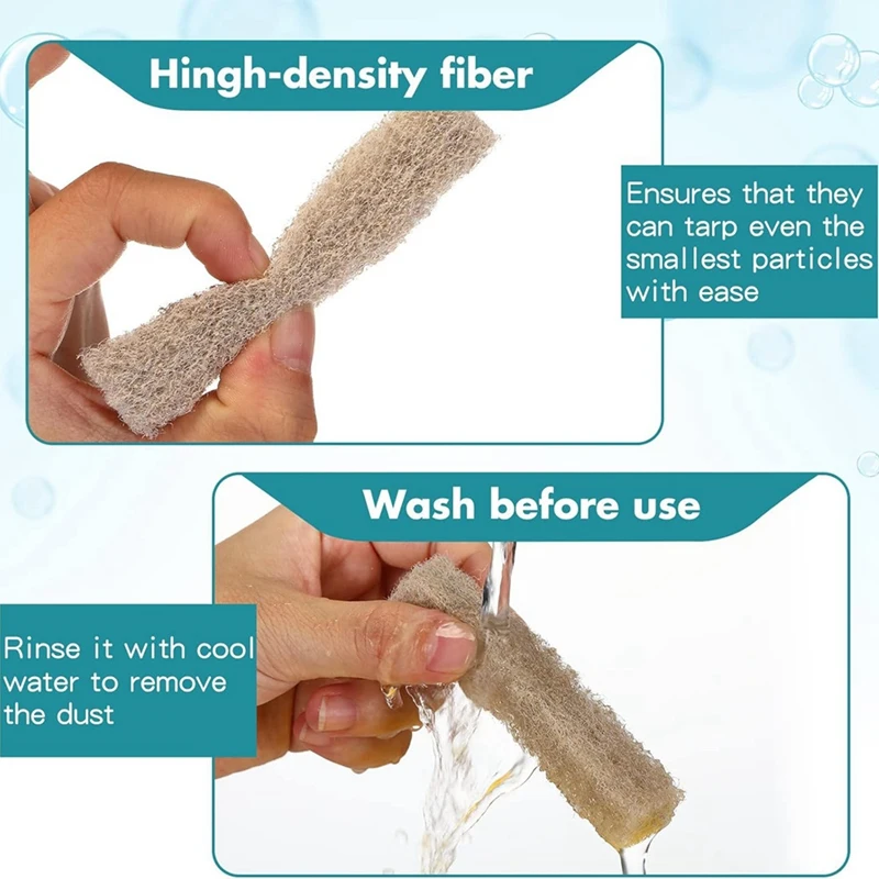 20 шт. фильтрующие прокладки для редуктора аммиака Aqueon губка фильтр аквариума