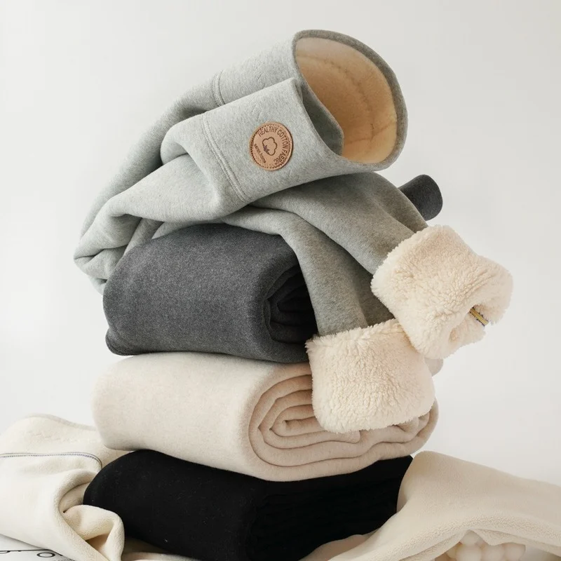 

Women's Winter Leggings Slimming Velvet Thermal Pants Tight Grey Skinny Thick Thermal Underwear Sets for Women with Fleece