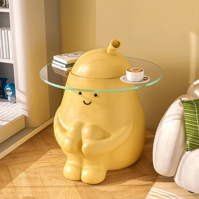 

Creative Cute Sofa Small Side Table Ins Style Home Decor Furniture Living Room Coffee Table Corner Table Bedroom Bedside Table