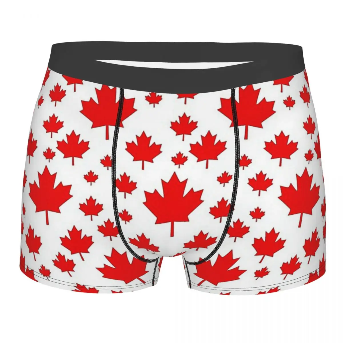 Canada Maple Leaf Emblem National Flag Underpants Cotton Panties Men's Underwear Comfortable Shorts Boxer Briefs