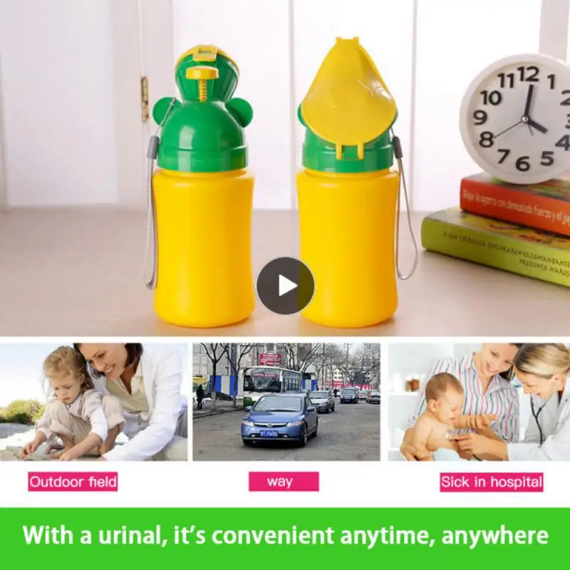 

Portable Baby Toilet Urinal Cartoon Children's Potty Emergency Toilet For Car Travel Strong Sealing Camping Toilet Supplies