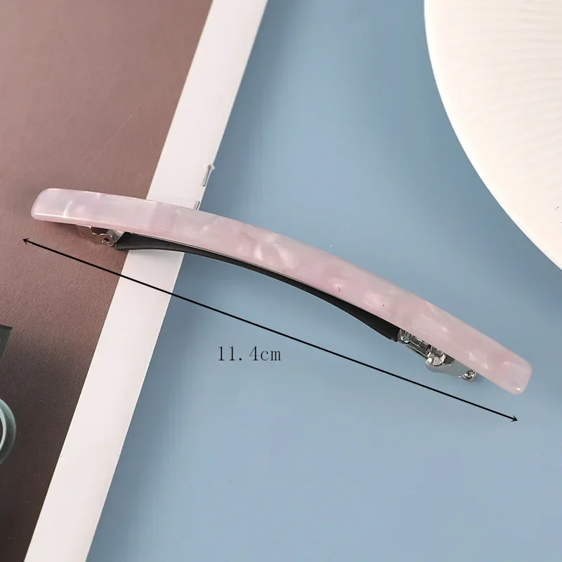 1 шт. леопардовые ацетатные блестящие большие заколки для волос в стиле ретро