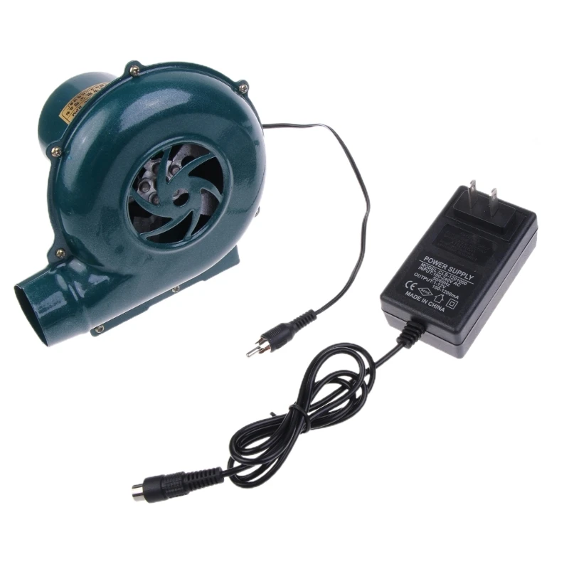 

BBQ Fan Portable Air Blower AC100-240V Adjustable Speed 4000RPM Charcoal Chimney Starter for Barbecue Picnic Camping