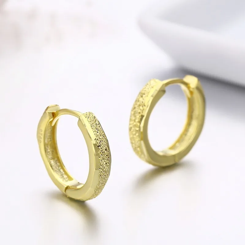 Милые серьги-кольца из стерлингового серебра 925 пробы с блестящими круглыми