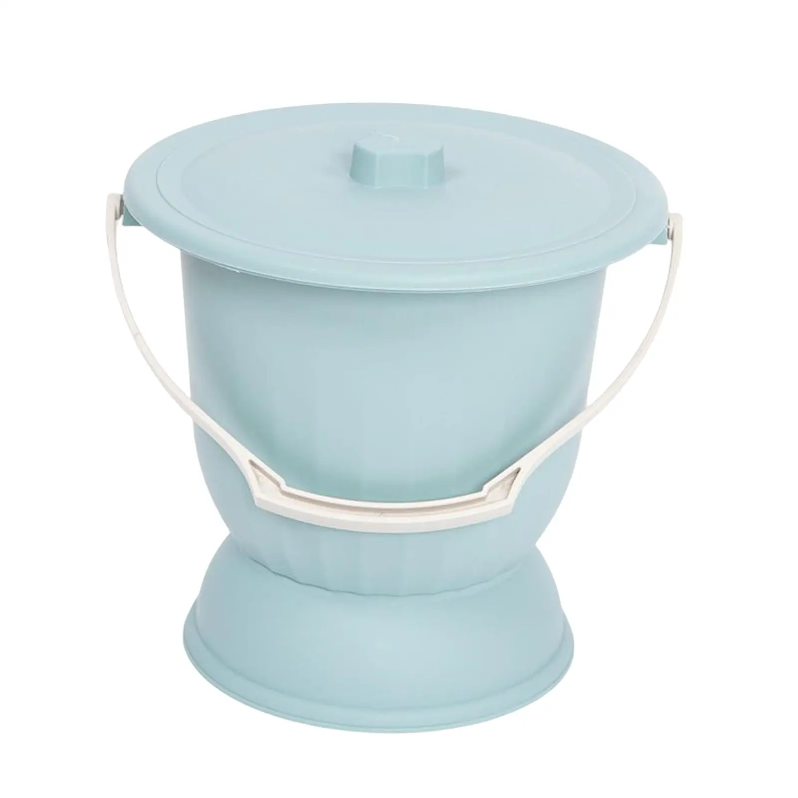 

Handheld Spittoon with Lid Mini Toilets Bedpan Splashproof Urinal Chamber Pot Thickened for Female Male Indoor Bedroom