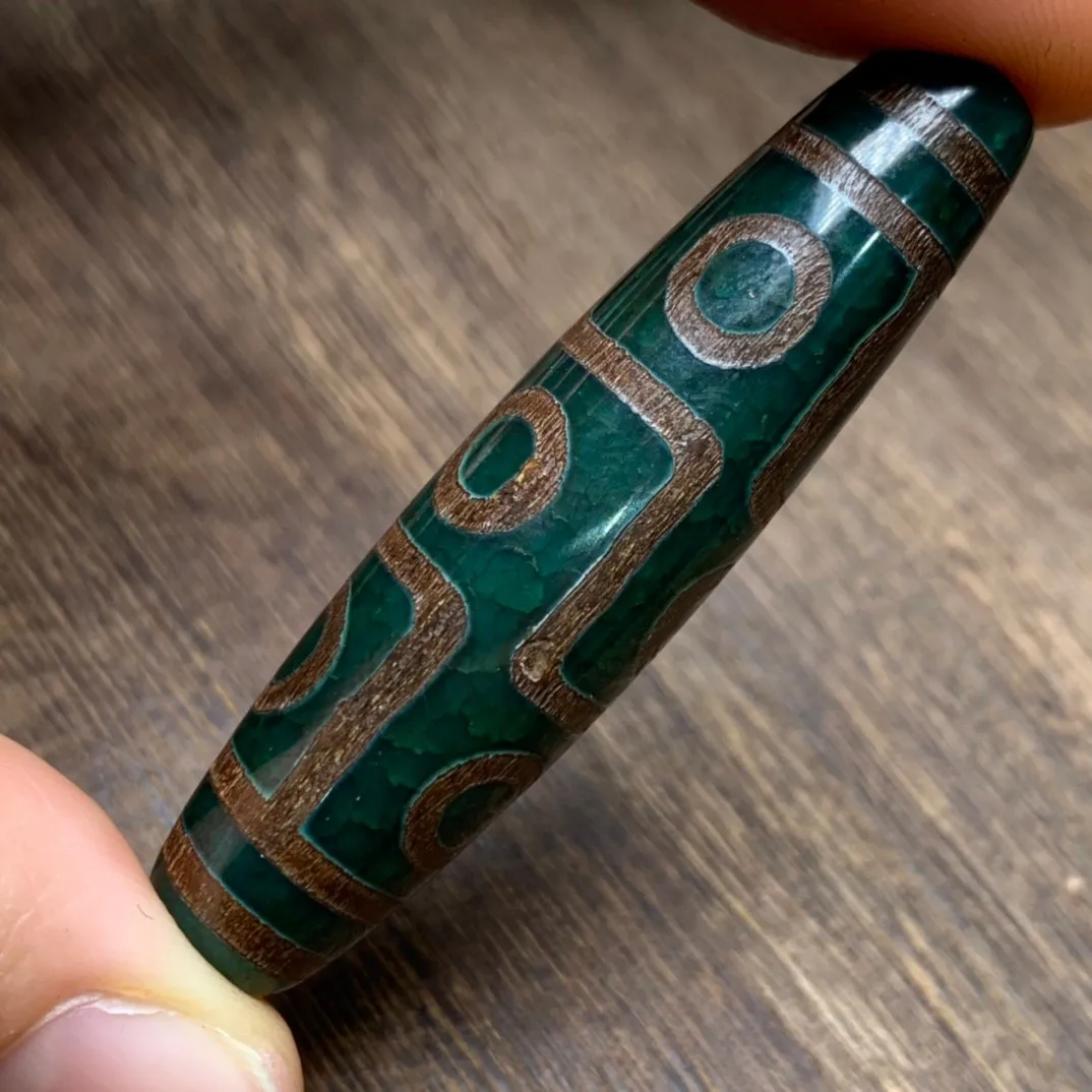 

Tibetan Buddhism Dragon Scale Agate 9 Eye Dzi Beads Pendant For Jewelry Making Diy Bracelet Beaded Necklace Charms Accessories