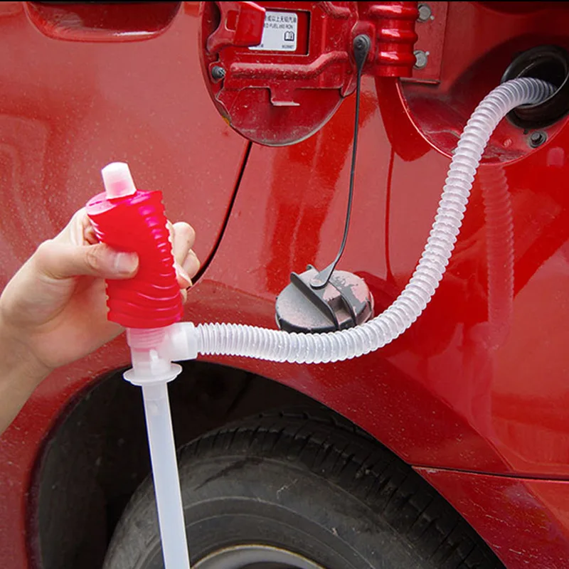 Manual Siphon Suction Water Chemical Liquid Pump Car Truck Fuel Oil Gasoline Diesel Transfer Sucker Hand Universal Tool |