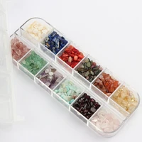 natural stone crushed stone crystal stone rock gravel tumble stones 2 4mm 12 colorslot living memory locket jewelry accessories