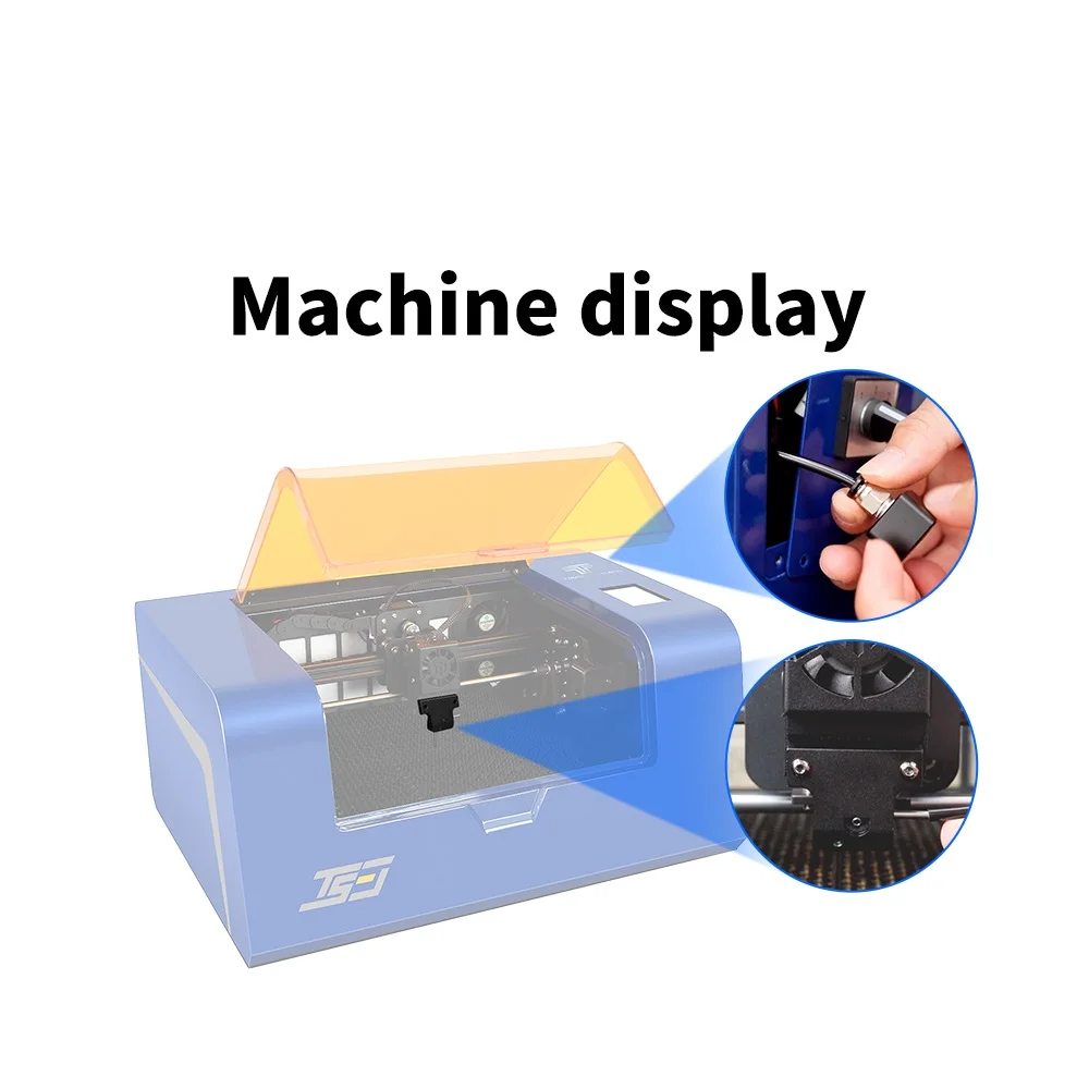 Воздушный насос Twotrees для лазерной гравировки TS3 регулируемый поток воздуха 10-30