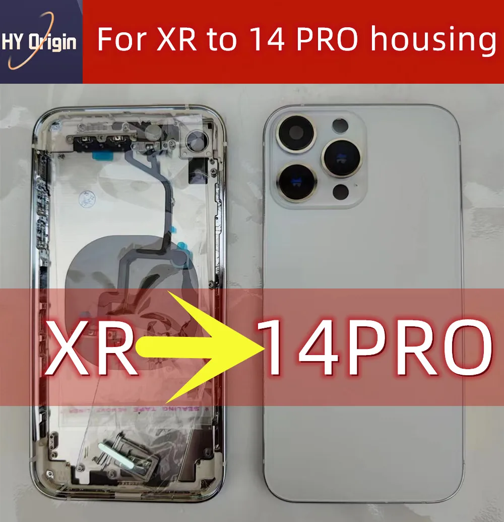 10 шт. корпус для XR Like 14 Pro Корпус до задняя крышка DIY батарея средняя Рамка Замена