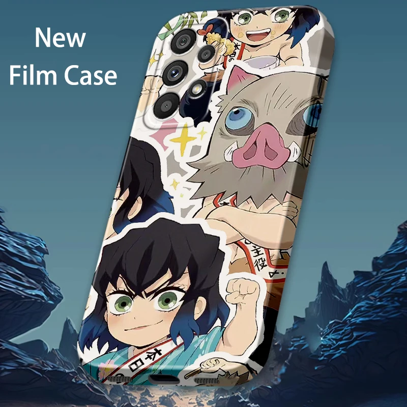 

Demon Slayer Kimetsu No Yaiba For Samsung A53 A54 A52 A13 A12 A32 A34 A23 A73 A22 A21S A04 5G Feilin Film Phone Case Cover