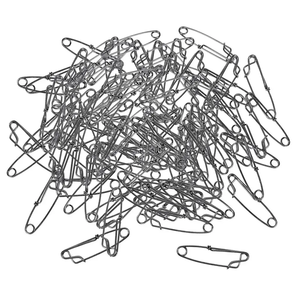 

100 шт., длинные зажимы для рыболовных снастей