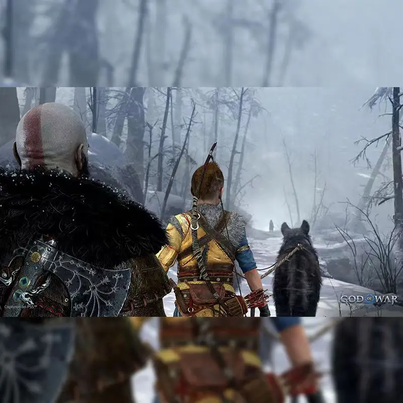 Игровой CD-диск Sony Playstation 4 PS4 б/у Бог войны: Ragnarok 100% Официальный игровой карточный