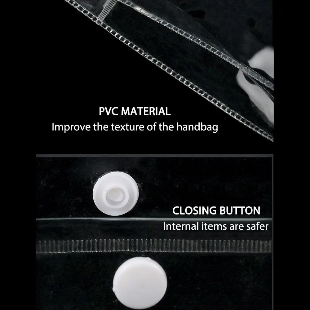 Новая прозрачная сумка из ПВХ пластиковая для конфет большой емкости