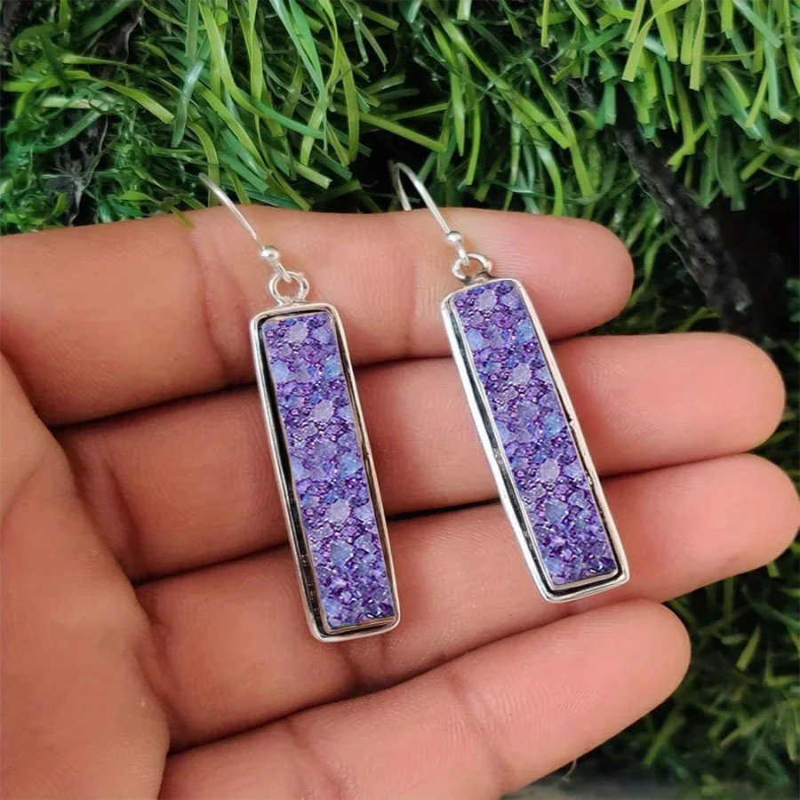 Модные богемные серьги с имитацией бирюзы для женщин идеальный подарок любимого