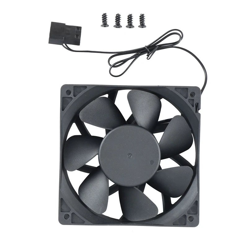 

12038 12V High Speed Two Ball Bearing 12cm Case Cooling System Fan for Computer BTC Mining Cabinet Server