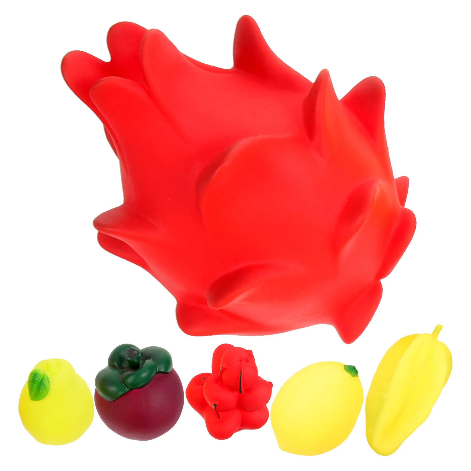 

6 Pcs Pressure Relief Party Tricky Stretchy Banana Favor Pet Squeezing Squeeze Sensory Fruit