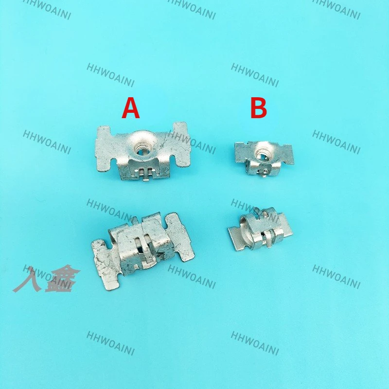 Для Cadillac XT4 XT5 CT4 CT5 крыло Нижняя балка нержавеющая сталь гайка основание автомобильные аксессуары Для Cadillac XT4 XT5 CT4 CT5 крыло Нижняя балка нержавеющая сталь гайка основание автомобильные аксессуары