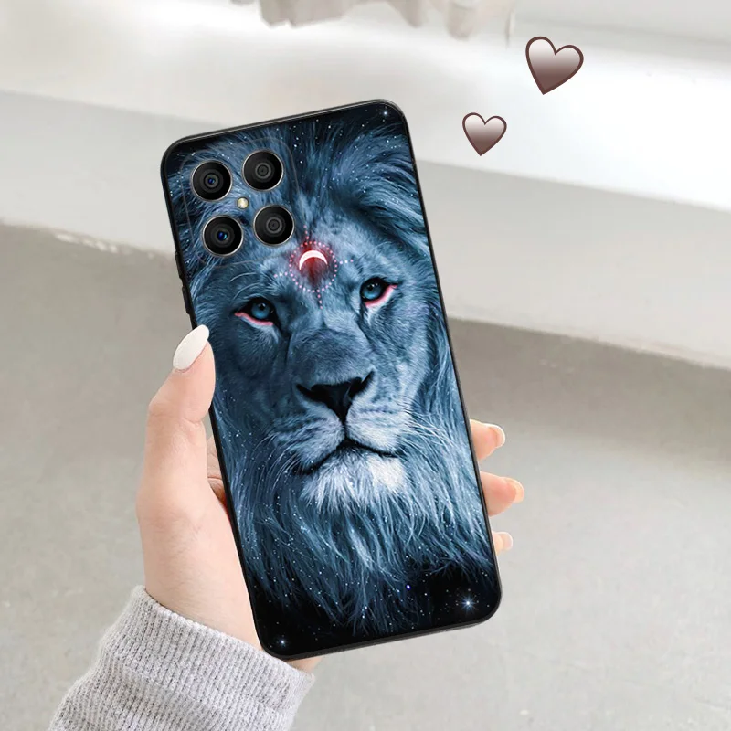 Матовый черный чехол для телефона Honor X8 X7 X9 X6 X40 20 30 i 50 60 SE 70 Pro Magic4 Play 6T 9A 6C