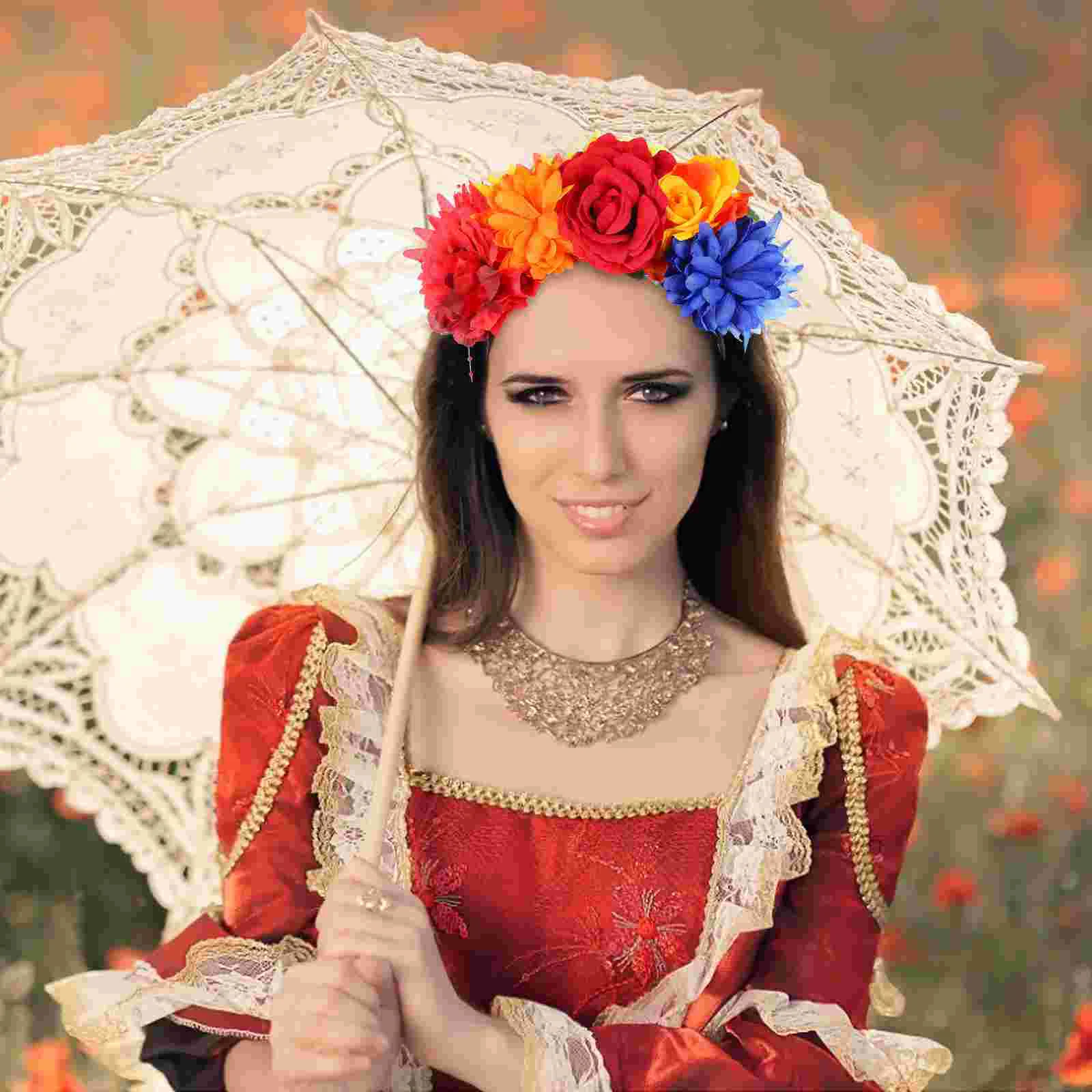 Повязка на голову с розами и пионом лента для волос цветочным принтом тканевые