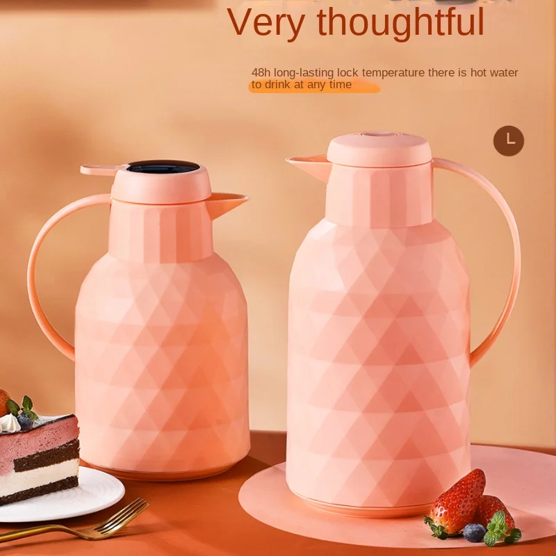 

Thermos Pot Domestic Hot Water Pot Thermos Pot Boiling Water Large Capacity Portable Thermos Bottle With Glass Liner In Student