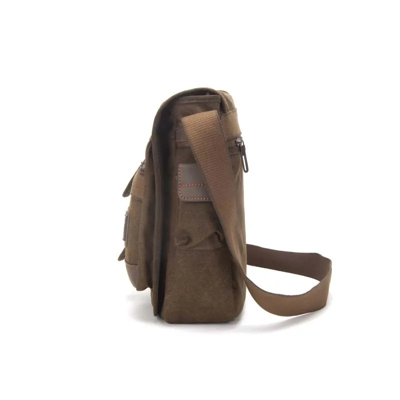 Винтажные холщовые сумки через плечо в стиле ретро новинка многофункциональная